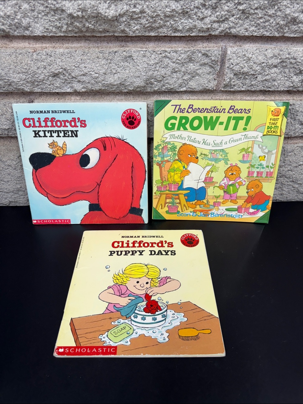 Scholastic Clifford's Kitten & Puppy Days Board Books - Red
